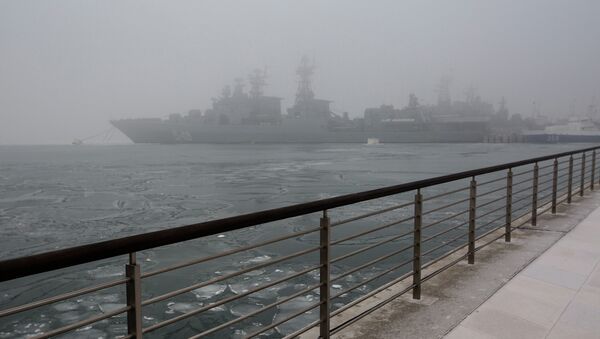 Январский туман во Владивостоке. Архивное фото