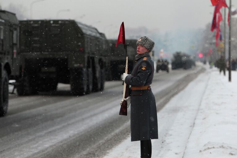 Репетиция парада в честь 70-летия освобождения Ленинграда от фашистской блокады