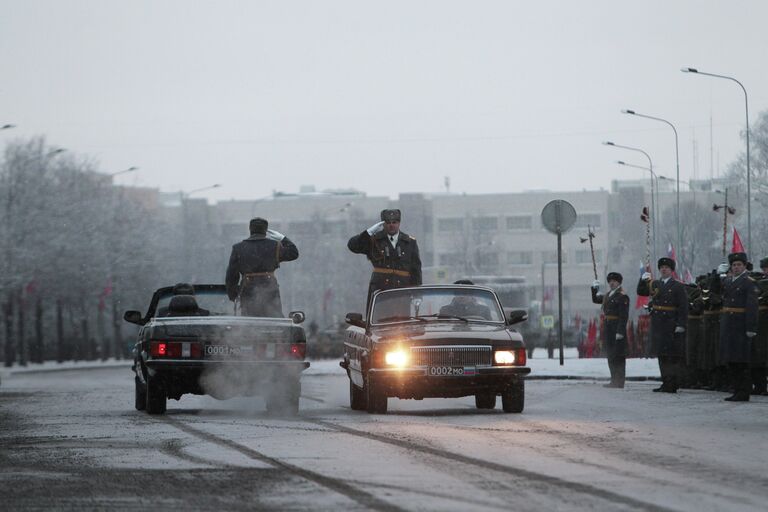 Репетиция парада в честь 70-летия освобождения Ленинграда от фашистской блокады