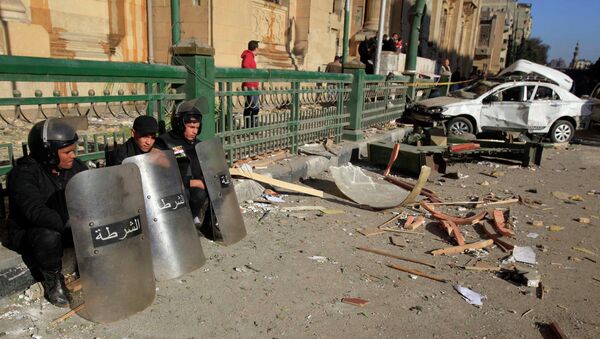 Взрыв возле Музея исламского искусства в Каире. Фото с места событий