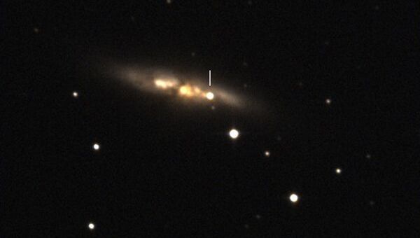Сверхновая в галактике M82