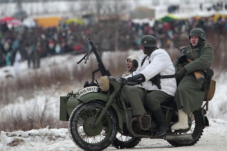 Военно-историческая реконструкция В полосе прорыва, посвященная освобождению Ленинграда от фашистской блокады