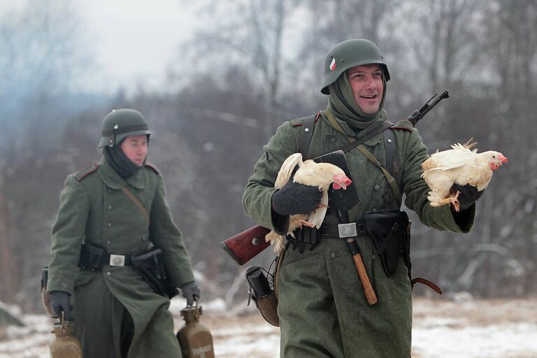 Военно-историческая реконструкция В полосе прорыва, посвященная освобождению Ленинграда от фашистской блокады