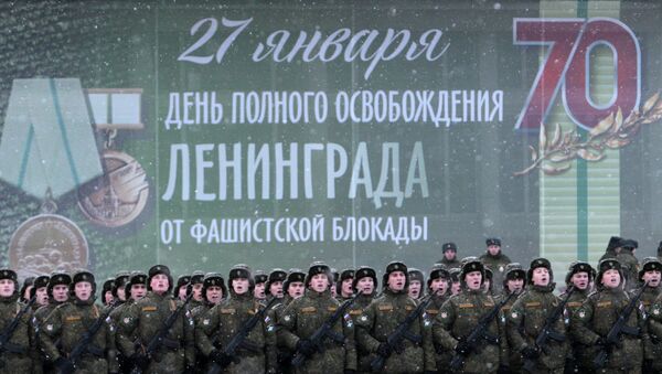 Генеральная репетиция парада в честь 70-летия снятия блокады Ленинграда