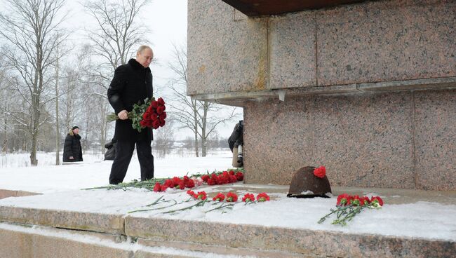 Владимир Путин на мероприятиях по случаю 70-летия освобождения Ленинграда от блокады