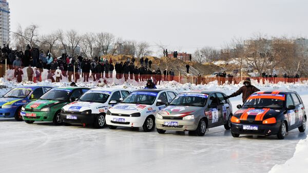 Зимние трековые гонки в Самаре, архивное фото