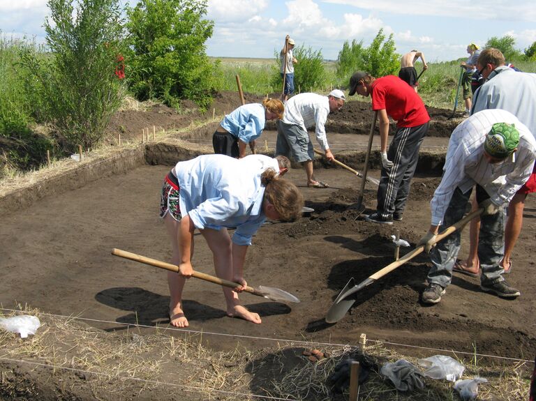 Раскопки Федоровского поселения в Самарской области
