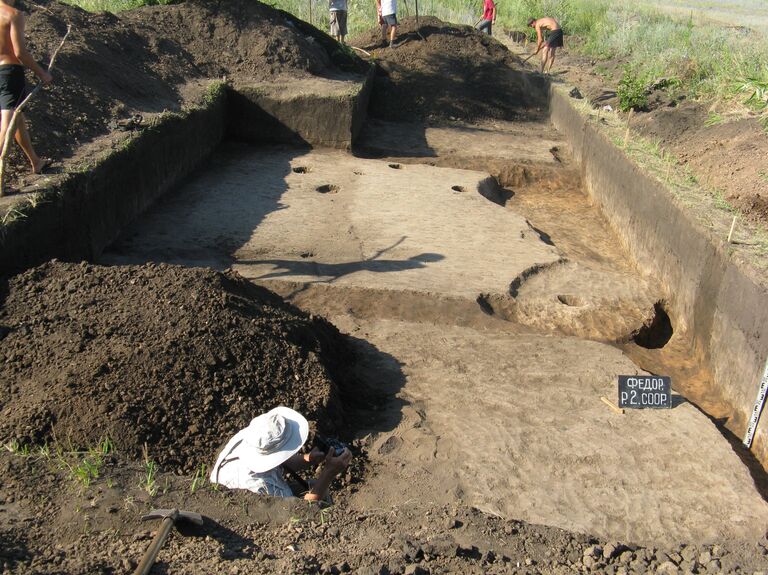 Раскопки Федоровского поселения в Самарской области