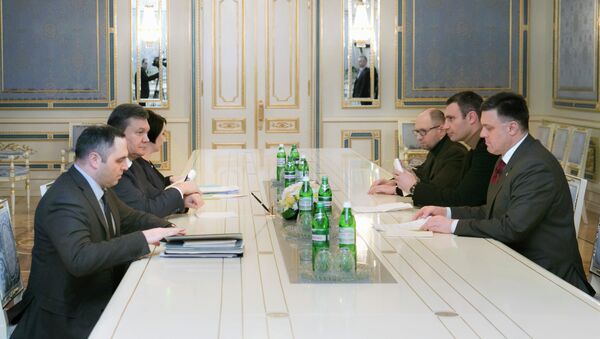 Виктор Янукович встретился с лидерами оппозиции в Киеве