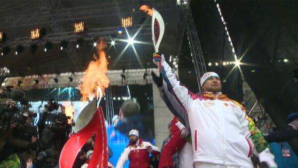 Рамзан Кадыров зажег чашу олимпийского огня в Грозном
