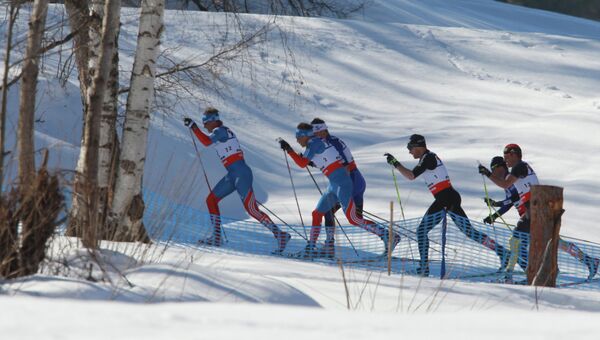 Лыжные гонки. Архивное фото.