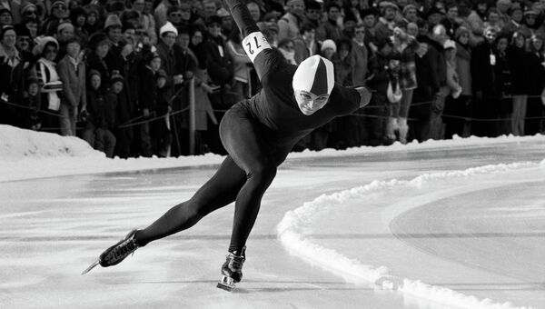Заслуженный мастер спорта в беге на коньках Валерий Муратов