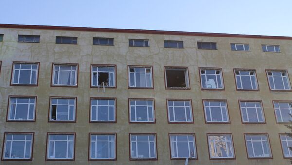 Здание в Петербурге, где произошел взрыв. Фото с места события