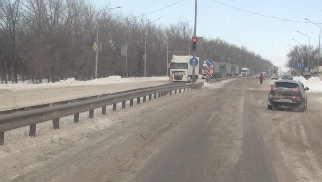 Обстановка на дорогах Ростовской области. Фото с места события