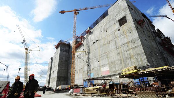 Строительство нового энергоблока Белоярской АЭС. Архивное фото