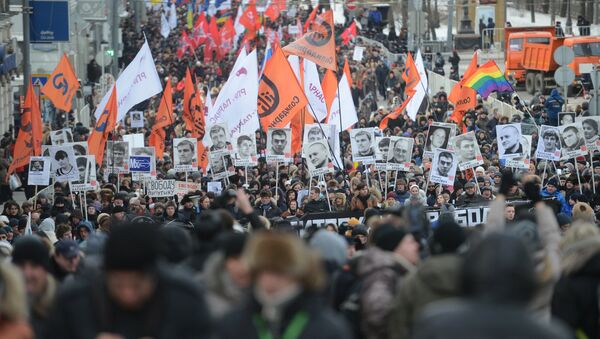 Марш за свободу в Москве, фото с места события