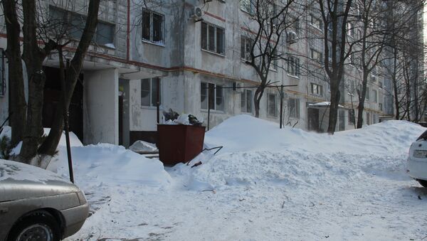 Снегопад в Ростове-на-Дону, февраль 2014