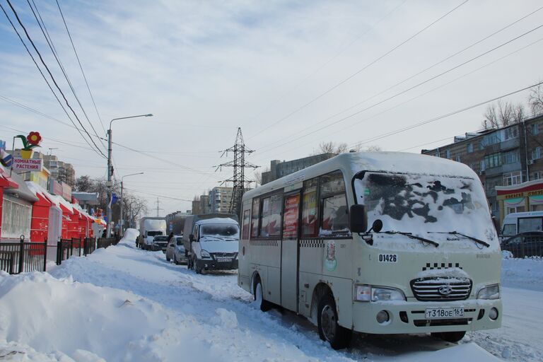 Снегопад в Ростове-на-Дону