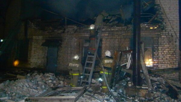 Последствия взрыва баллона с пропаном и пожара в Мелехово Владимирской области