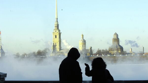 Морозы в Санкт-Петербурге. Архивное фото