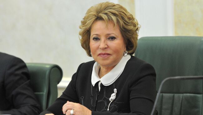 Председатель Совета Федерации Валентина Матвиенко, архивное фото