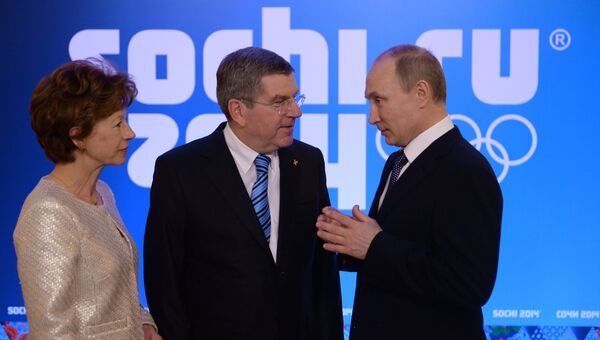 Встреча В.Путина с членами МОК