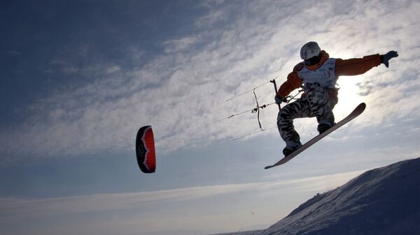 Открытый Чемпионат России по зимнему виндсерфингу и сноукайтингу в Тольятти, архивное фото