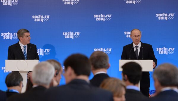 Встреча В.Путина с членами МОК