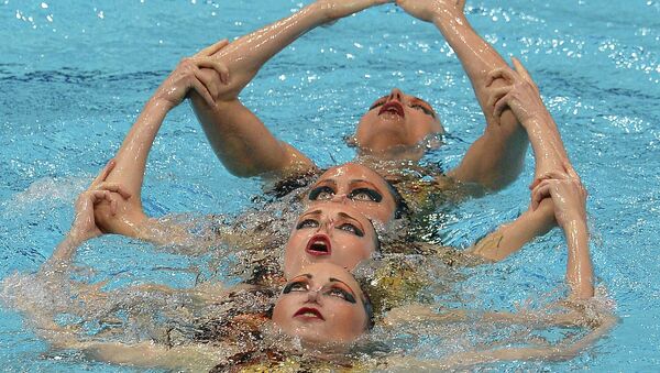 Российская сборная по синхронному плаванию. Архивное фото