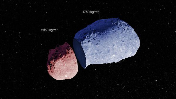 Схематический анатомический атлас астероида Итокава