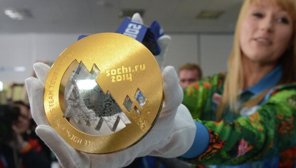 Олимпийские медали прибыли в Сочи