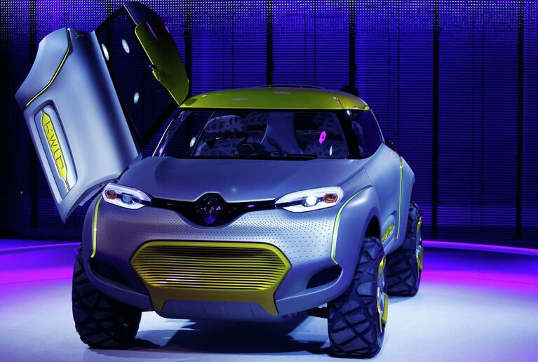 Концепт-кар Renault KWID на выставке Auto Expo 2014 в Нью-Дели, Индия