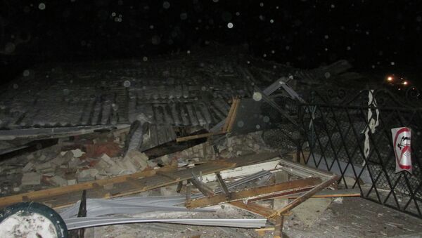 Взрыв в здании газонаполнительной станции в п. Чагода