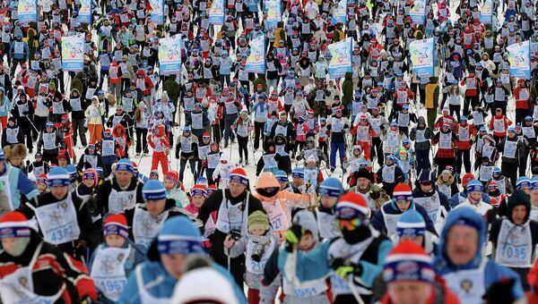 Всероссийская массовая лыжная гонка Лыжня России – 2014, фото из архива