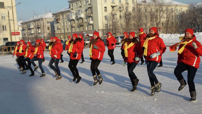 Олимпийская зарядка в Новокуйбышевске