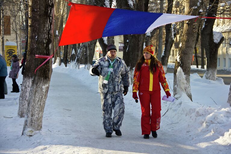 Конкурс ледяных скульптур Моя Олимпиада прошел в Томске