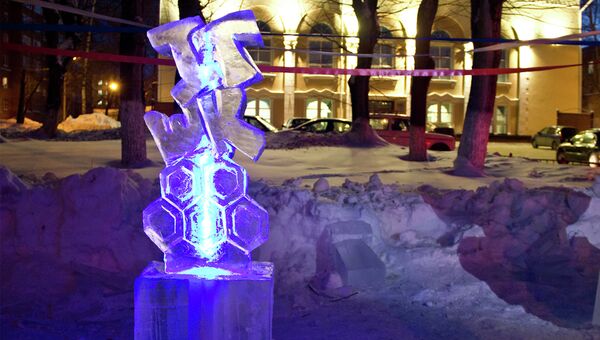 Конкурс ледяных скульптур Моя Олимпиада прошел в Томске