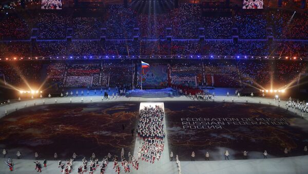 Церемония открытия XXII зимних Олимпийских игр в Сочи. Фото с места события