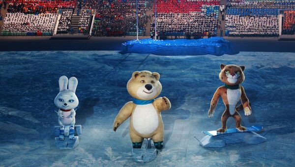 Церемония открытия XXII зимних Олимпийских игр, фото с места события