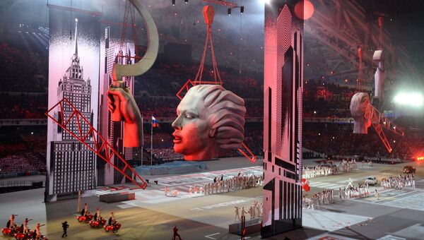 Церемония открытия XXII зимних Олимпийских игр. Фото с места события