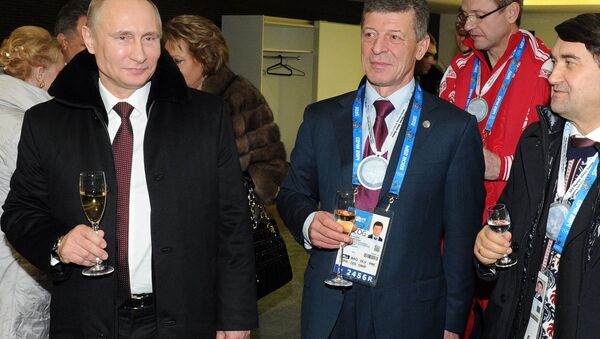 Владимир Путин на церемонии открытия ХХII зимних Олимпийских игр в Сочи