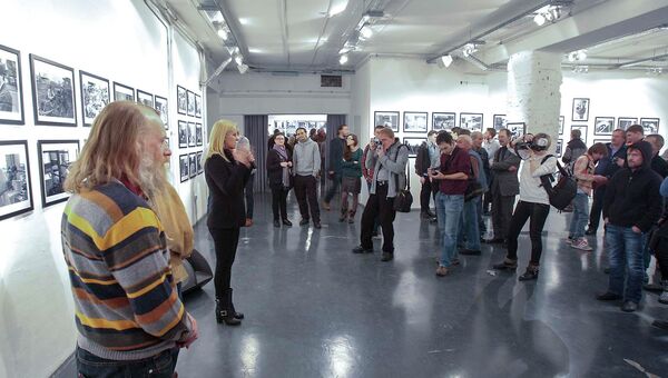 Открытие выставки Манифест ТРИВА в Сибирском центре современного искусства в Новосибирске