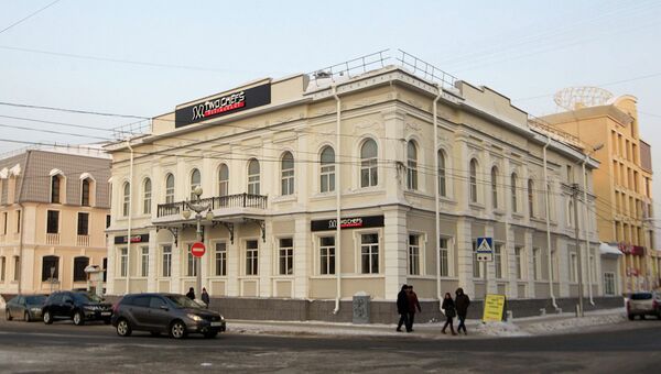 Губернаторский дом в Томске, фото с места событий