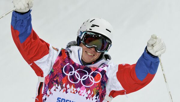 Александр Смышляев (Россия), обладатель бронзовой медали в могуле на ОИ в Сочи
