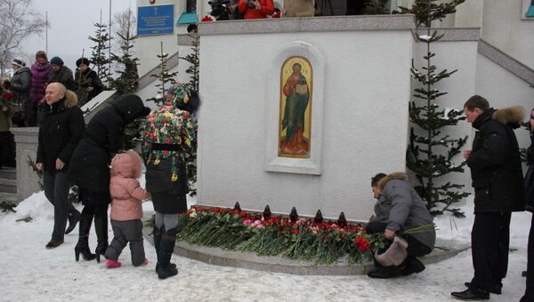 Траурные мероприятия в кафедральном соборе города Южно-Сахалинска