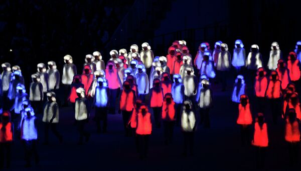 Церемония открытия XXII зимних Олимпийских игр. Архивное фото.