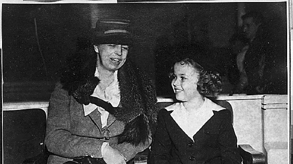Элеонора Рузвельт и Ширли Темпл, июль 1938