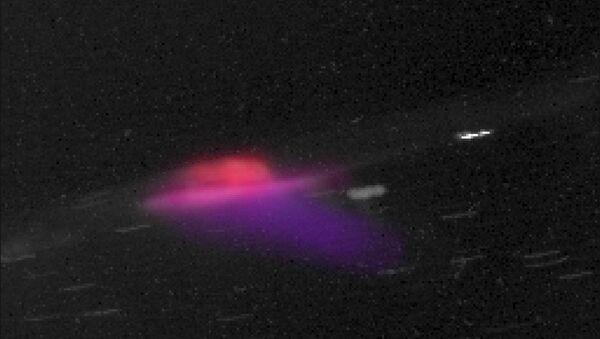 Реальные цвета полярного сияния на Сатурне, снятого зондом Кассини