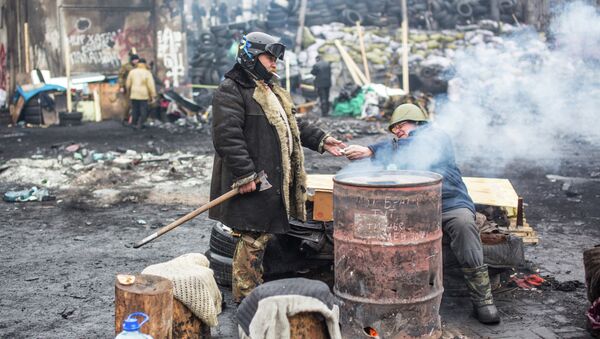 Ситуация в Киеве, фото с места событий