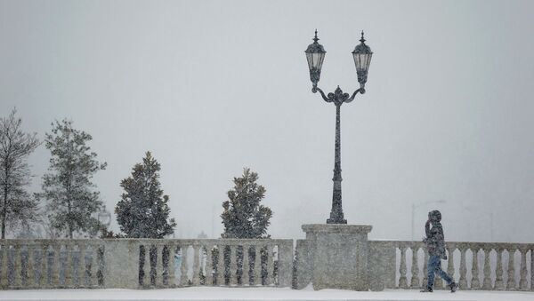 Снегопад в Северной Каролине. Фото с места события